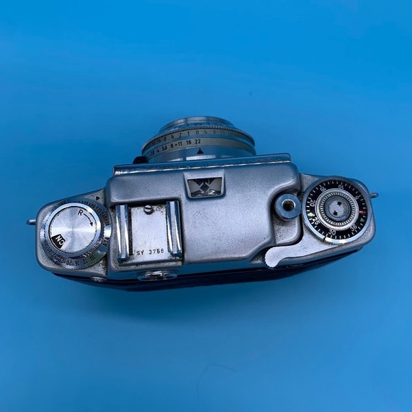 Agfa Ambi Silette 35mm‎ Film Rangefinder Camera w/ Color-Solinar 50mm F2.8 Lens - Picture 5 of 11